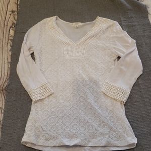 Shannon Ford New York white blouse size small